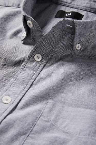 Home - Camisa - regular fit - button-down - gris
