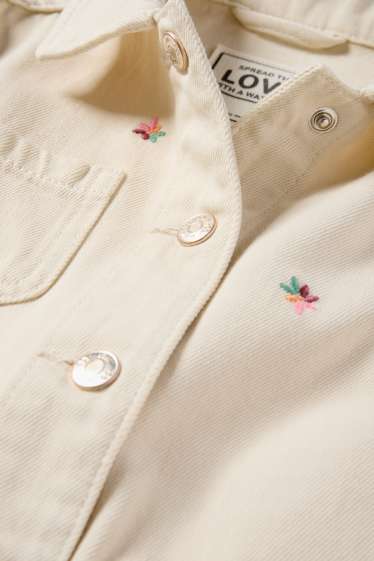 Bambine - Giacca di jeans - bianco crema