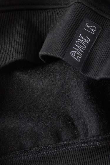 Children Boys - Sweatshirt with zipper - black