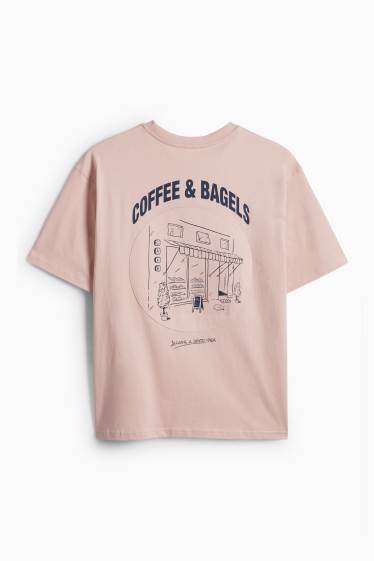 Dona - Samarreta de màniga curta - oversized - rosa