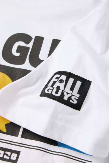 Children Boys - Fall Guys - short sleeve T-shirt - white