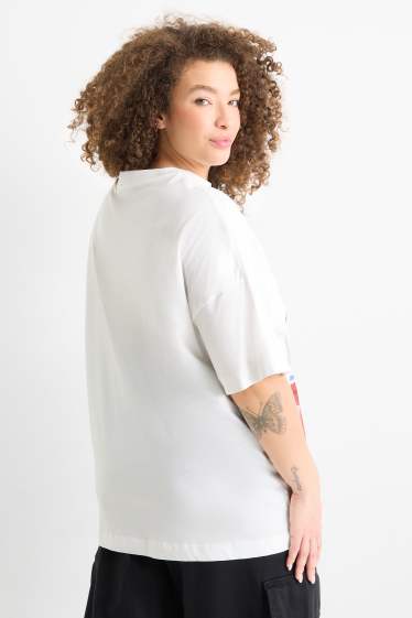 Donna - T-shirt - regular fit - bianco