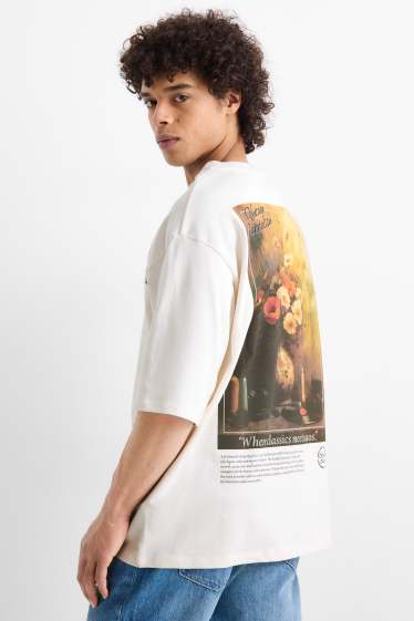 Herren - T-Shirt - Oversized - weiß