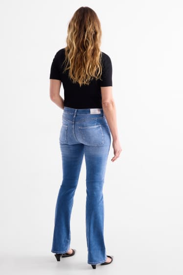 Dames - Bootcut jeans - mid waist - LYCRA® ADAPTIV-vezels - jeansblauw