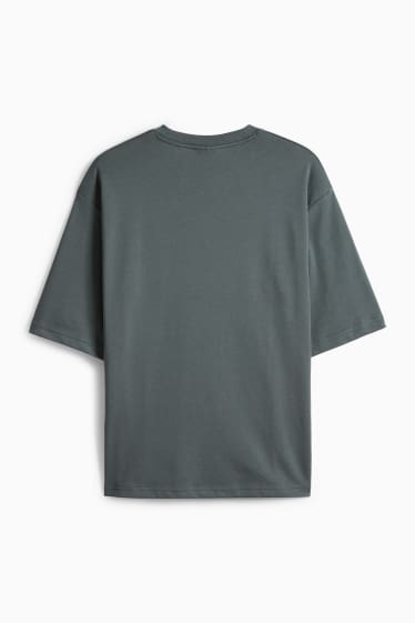 Bărbați - Tricou - relaxed fit - verde închis