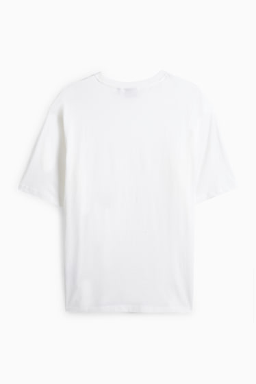 Hommes - T-shirt - Oversize - blanc