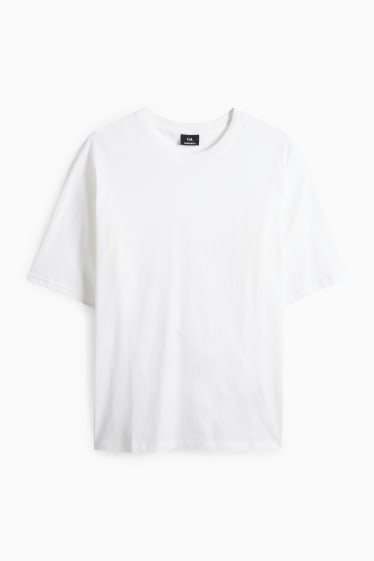 Hommes - T-shirt - Oversize - blanc