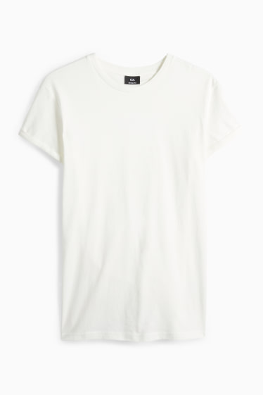 Herren - T-Shirt - Slim Fit - weiß