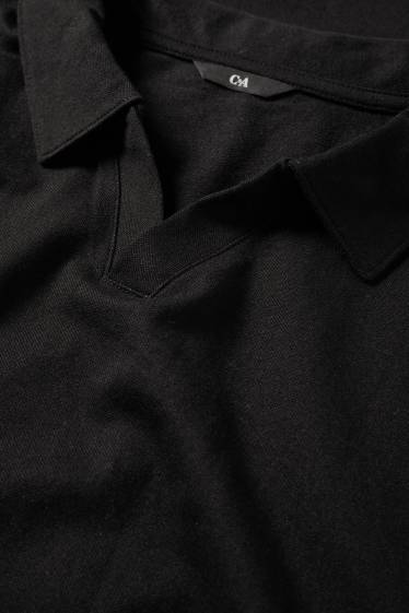 Herren - Poloshirt - Regular Fit - schwarz