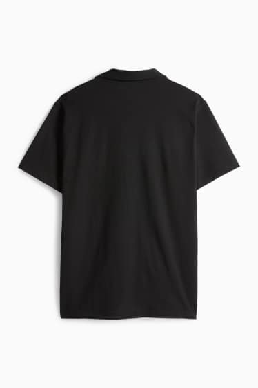 Herren - Poloshirt - Regular Fit - schwarz