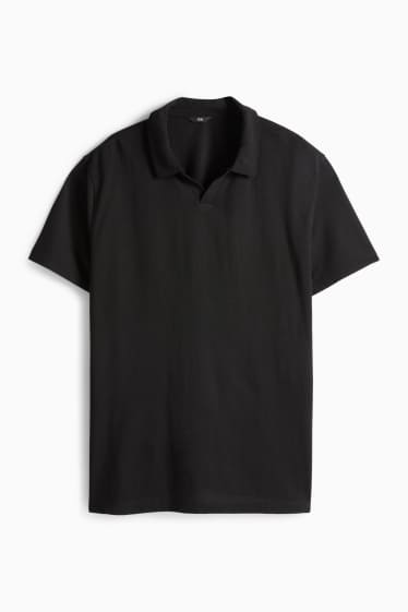 Herren - Poloshirt - Regular Fit - schwarz