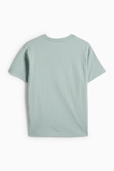 Children Boys - Basketball - short sleeve T-shirt - green