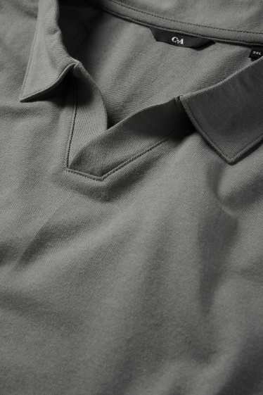 Herren - Poloshirt - Regular Fit - grau