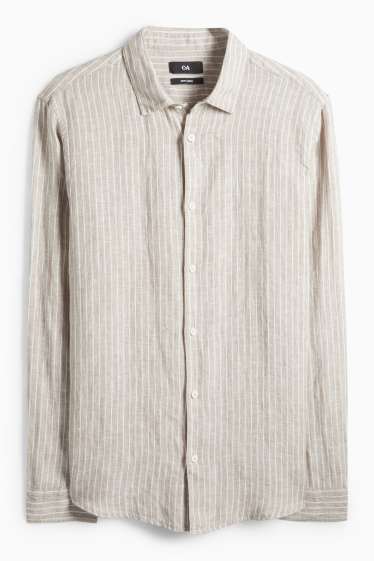 Pánské - Košile - béžová