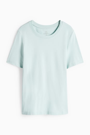 Donna - T-shirt - regular fit - verde menta