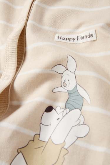 Neonati - Winnie the Pooh - pigiama per neonati - a righe - beige