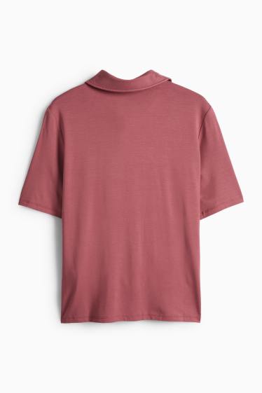 Damen - Hemdbluse - bordeaux