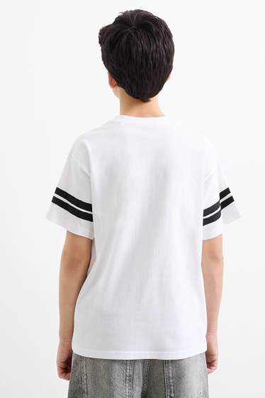 Children Boys - Multipack of 2 - graffiti - short sleeve T-shirt - black / white