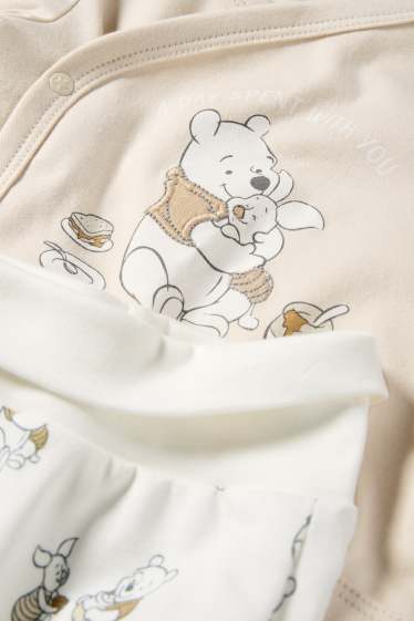 Unisex - Winnie Puuh - Erstlingsoutfit - 2 teilig - weiss / beige