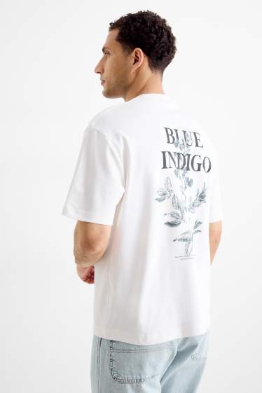 Bărbați - Tricou - supradimensionat - alb