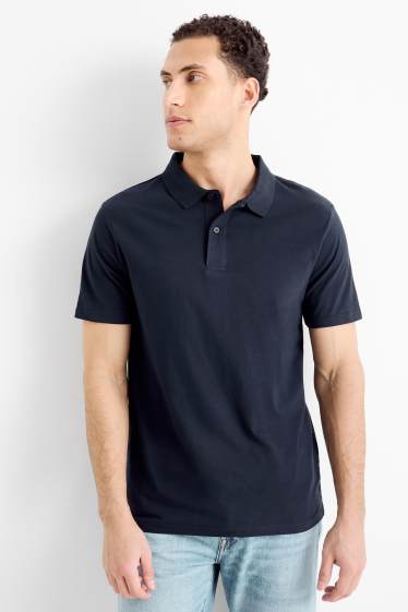 Hommes - Polo - regular fit - bleu foncé