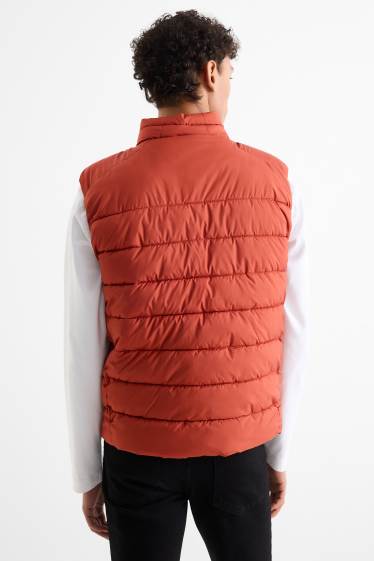 Uomo - Gilet trapuntato - arancione