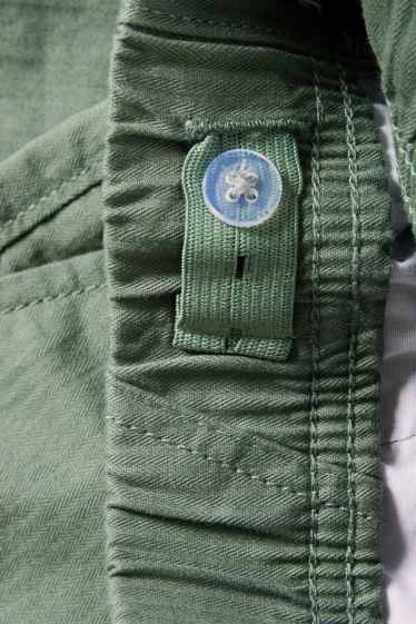 Enfants garçons - Pantalon cargo - vert foncé