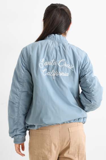 Děti - dívky - California - bomber - s výplní - světle modrá