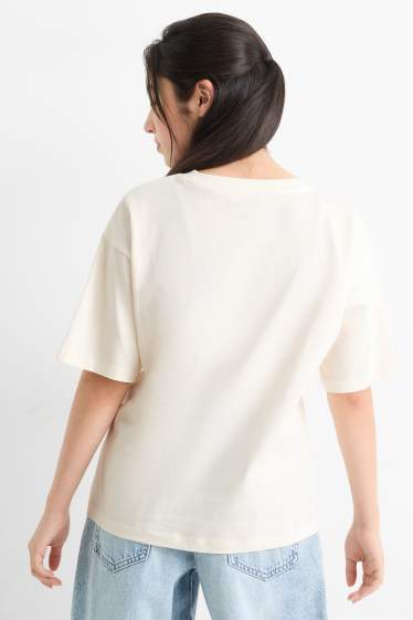 Enfants filles - Ours en peluche - T-shirt - crème