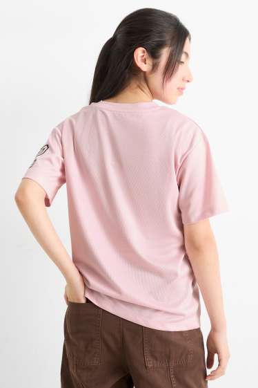 Enfants filles - Ours en peluche - T-shirt - rose