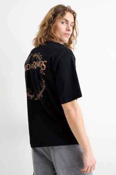 Hommes - T-shirt - Oversize - Le seigneur des anneaux - noir