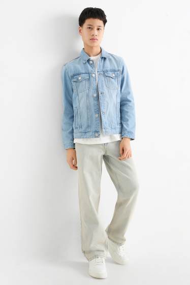 Kinder Jungen - Loose Jeans - helljeansgrau