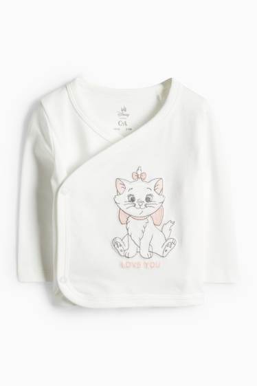 Bebeluși - fete - Pijama bebeluși - alb / roz