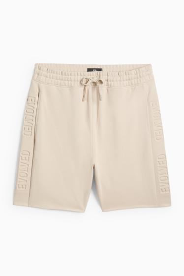 Herren - Sweatshorts - beige