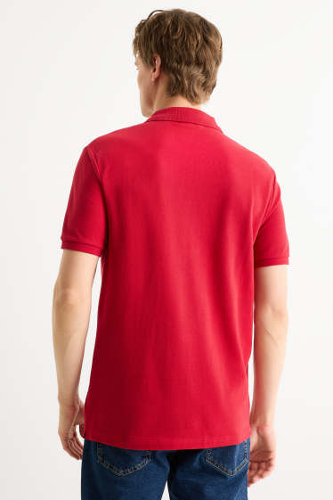 Hommes - Polo - regular fit - rouge