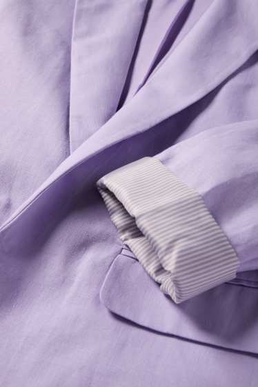 Dona - Americana llarga - regular fit - mescla de lli - lila