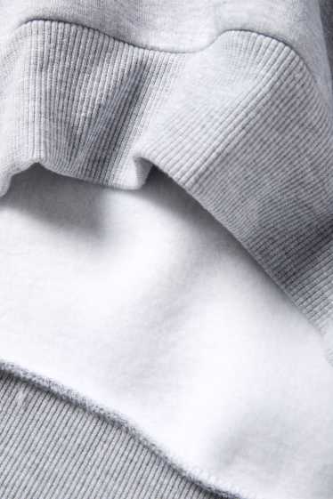 Damen - Oversized-Sweatshirt - hellgrau