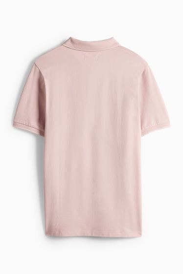 Hommes - Polo - slim fit - rose