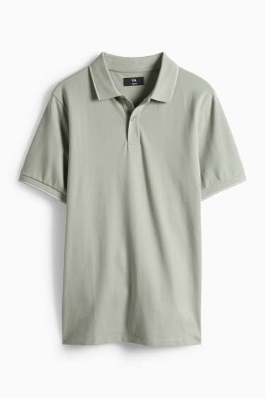 Home - Polo - slim fit - verd clar