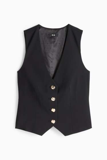 Dames - Vest - zwart
