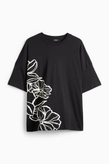 Femei - Tricou - negru / alb