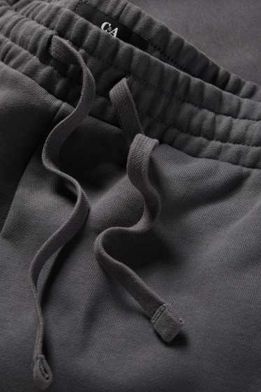 Home - Pantalons curts de xandall - gris fosc