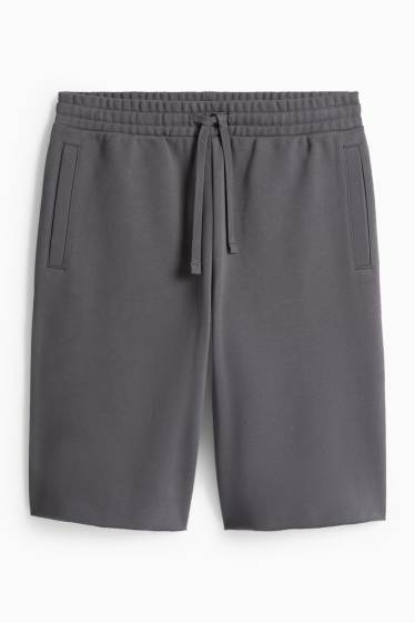 Home - Pantalons curts de xandall - gris fosc