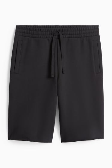 Men - Sweat shorts - black