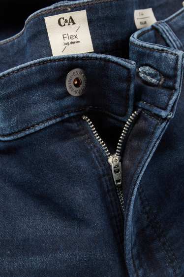 Men - Denim shorts - Flex jog denim - LYCRA® - dark blue