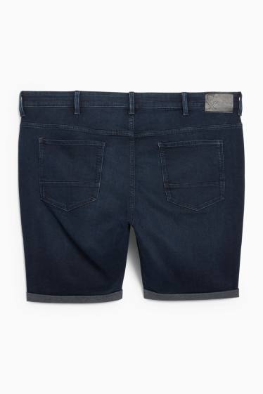 Men - Denim shorts - Flex jog denim - LYCRA® - dark blue