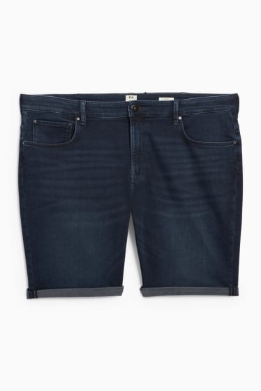 Men - Denim shorts - Flex jog denim - LYCRA® - dark blue