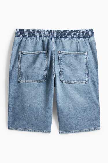 Herren - Jeans-Shorts - Jog Denim - LYCRA® - blau