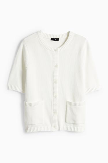 Women - Cardigan - white