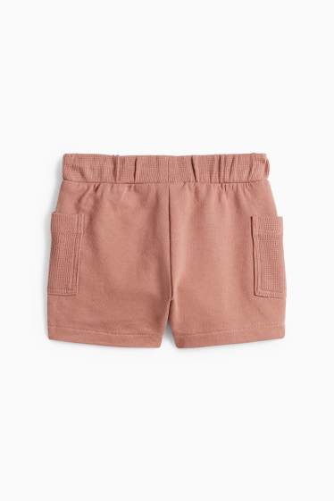 Baby: jongens - Baby-sweatshort - bruin